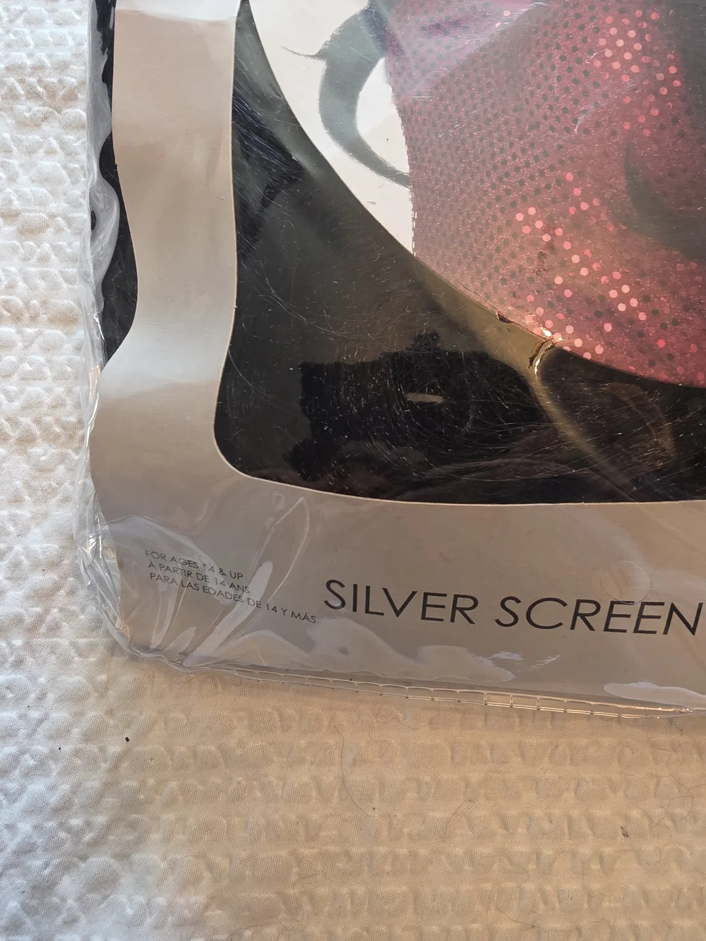 California Costumes Black Long Wig  Silver Screen Sinsation